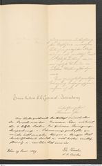 k.k. naturhistorisches Hofmuseum, Intendanzakten 1885-1896 (Hauer), Aktenzahl Z.471.f/1889, Seite 3